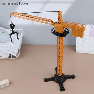 SRVN Dành Cho Bé Trai Quà Tặng Kỹ Thuật Nhựa Diecast Tháp Cần Cẩu Mô Hình Xây Dựng Cổ Điển Máy Xúc.