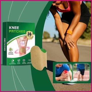 Miếng dán khớp đầu gối 36 miếng, thân thiện với thực vật, dành cho vận động viên chạy bộ