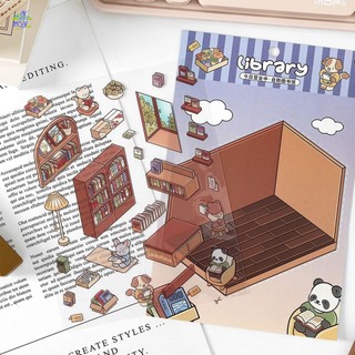 Vui Vẻ DIY Dán Cảnh Cho Trẻ Em Giảm Căng Thẳng Nhà Vườn Dán Cho Quà Tặng Giáng Sinh Và Năm Mới