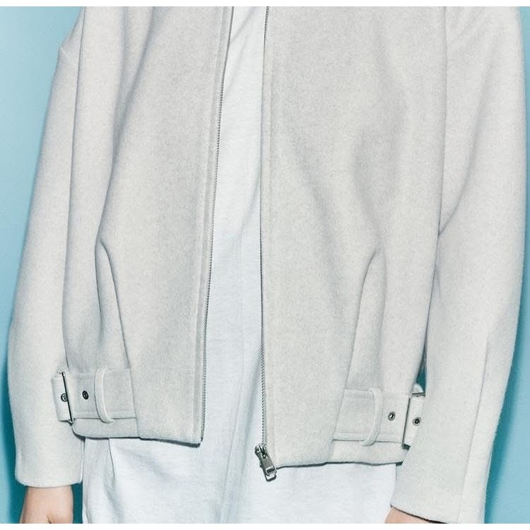 ÁO KHOÁC DẠ XÁM ZARA SIZE S 5063/303