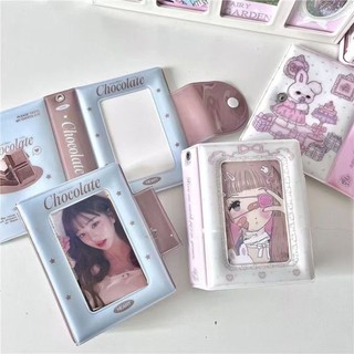 Collect Book Nơ Màu Hồng Tiểu Thư Y2K Cute Tổng Hợp Sổ Đựng Card Nút Bấm Bo Góc Timo VPBL38