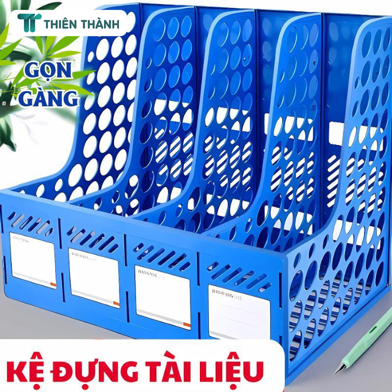Khay Đựng Tài Liệu 3/4 Ngăn - Kệ Hồ Sơ Văn Phòng Phẩm, Khay Đựng Giấy Tờ, Sách Vở Tiện Lợi Cho Học Sinh/Văn Phòng