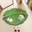 Thảm Chùi Chân Nhà Tắm Chống Trượt GREEN, Thảm Hoạt Hình Shin Chất Liệu Bùn Tảo Thấm Hút Nhanh Khô
