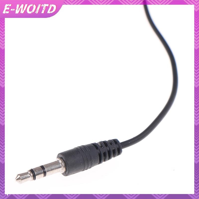 E-WOITD 3.5mm Studio Speech Mic Micro Clip cho PC Desktop Notebook 1.5M HNVN