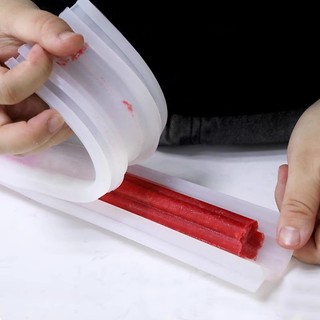 Tình Yêu Tròn Đám Mây Cá Heo Thỏ Mousse Bánh Xà Phòng Trung Bình Ống Dài Khuôn Silicon Handmade Xà Phòng Sandwich Ống Khuôn