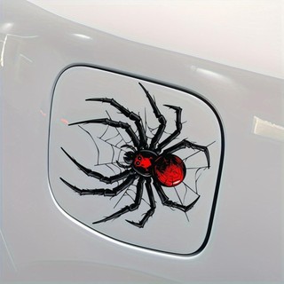 LOOKSHOW 3D Nhện Xe Miếng Dán Decal Chống Thấm Nước Miếng Dán Xước Mặt nạ Dán Phản Quang Xe Đề Can Vinyl F7H9