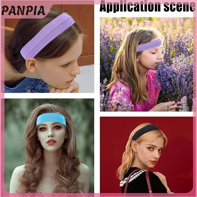 PANPIA-Sport Yoga Headbands, Băng đô Cotton co giãn mềm mại thời trang Băng đô co giãn Yoga