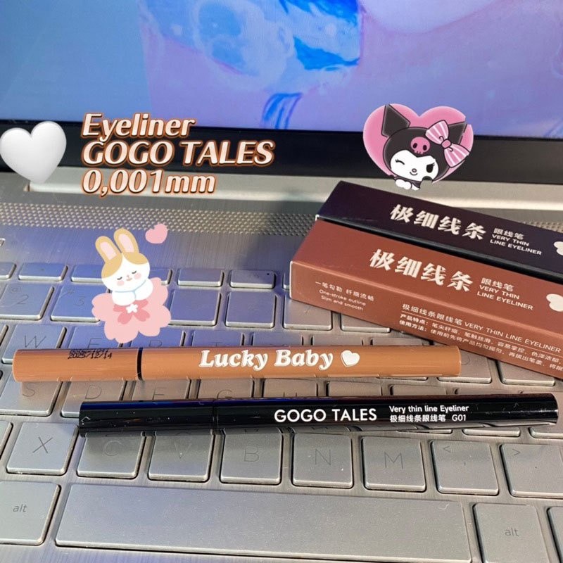 Bút Kẻ Mắt GOGO TALES GT459 Lucky Baby Eyeliner Mảnh Tự Nhiên Chống Thấm Nước Lâu Trôi