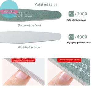 Sund Nail File, Nail Sand Strip, Dải Chà Đặc Biệt Cho Làm Móng Tay, Đánh Bóng Và Đánh Bóng, Sponge Tumble Strip Tool VN