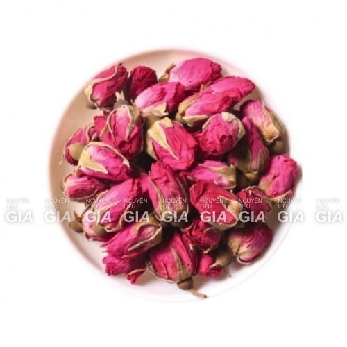 Nụ hoa hồng sấy khô nguyên bông gói 100g - pha trà, làm bánh