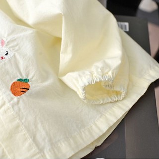 Mùa Xuân Thu Phong Cách Mới Bé Gái Dễ Thương Thời Trang Áo Sơ Mi Dài Tay Bé Búp Bê Cổ Áo Sơ Mi Giữa Nhỏ Trẻ Em Áo Khoác