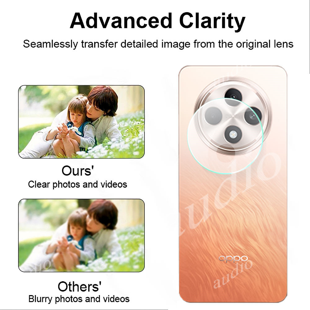3d Trong Suốt Camera Bảo Vệ Kính Dành Cho Oppo Reno 12F 12Pro 12 F Pro 5G 4G 2024 Ốp điện thoại Bảo Vệ Ống Kính Cho Oppo Reno12 Reno12F Reno12Pro 5G 4G Ống Kính Bỏ Túi Phim Kính Mỏng