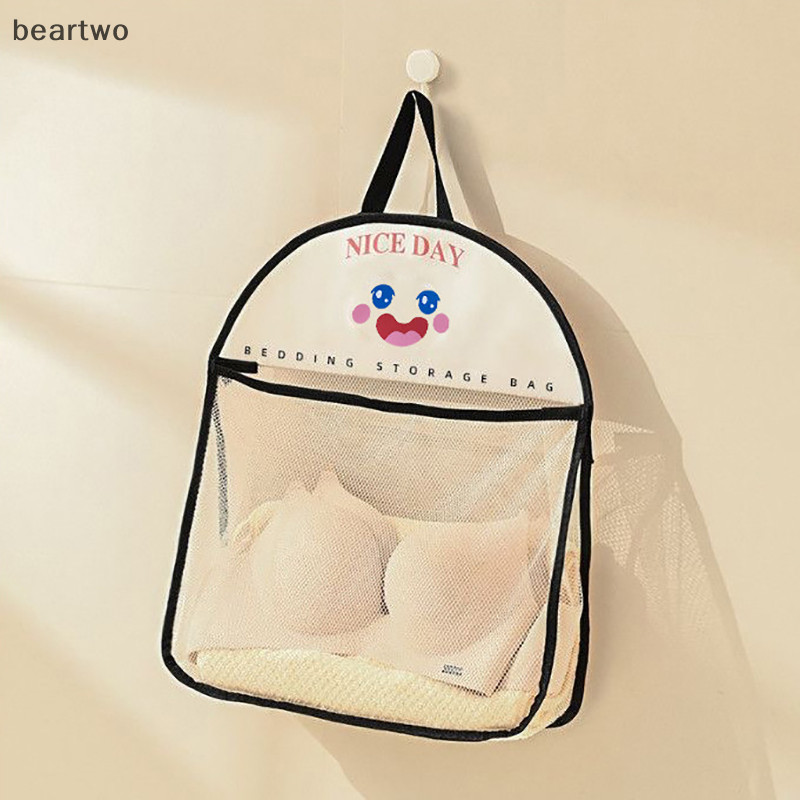 < Beartwo > Túi đựng lưới dung tích lớn Túi đựng rau củ có thể tái sử dụng Túi đựng lưới Túi đựng đồ nhà bếp Tất lưới đẹp