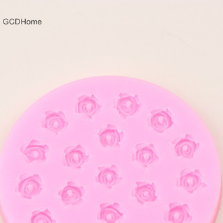 Gcdhome 20 Lỗ Hoa Anh Đào Hoa Hồng Khuôn Silicon DIY Hoa Sô Cô La Fondant Mảnh Món Tráng Miệng Bánh Hoa Trang Trí Dụng Cụ Nướng Bánh HOT