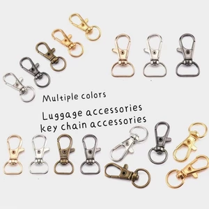 Hợp kim kẽm móc khóa cá phẳng, móc xoay cho đi bộ đường dài, phụ kiện điện thoại, phần cứng hành lý