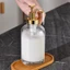 Hộp đựng xà phòng thủy tinh SAMO, Hộp đựng xà phòng cầm tay 500ml, Chai đựng chất lỏng có thể đổ đầy Máy bơm nâng cấp Máy phân phối xi-rô cà phê