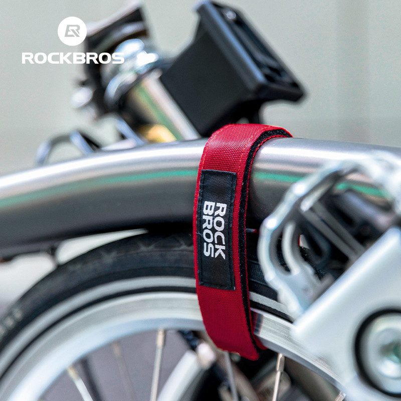 Rockbros Có Thể Gập Lại Xe Đạp Dây Cố Định Velcro Tiện Lợi Bền Xe Đạp Dây Đeo Quần Chặt Chân Dây Phụ Kiện Xe Đạp