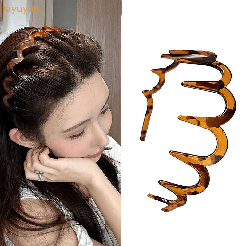 Siyuyan Lược Tóc Mới Zigzag Band Notched Woman Man Girl Quà Tặng Sinh Nhật Cứu Hộ Tóc Gãy Hiện Vật VN