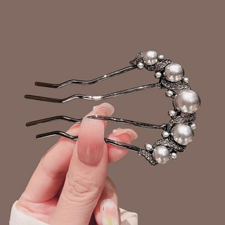 Mauropoli [Sẵn Sàng] Kẹp Tóc Bóng Trung Quốc Mới Cổ Bốn Gót Lược Kẹp Tóc Kẹp Tóc Hình Chữ U Kẹp Tóc Sang Trọng Kẹp Tóc Kẹp Tóc Lược Tóc