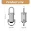 KIN Work Light Móc Khóa Đèn Pin Mặt Dây Chuyền Móc Khóa Phụ Kiện Cho Hoạt Động Ngoài Trời Kiểm Tra Đèn Chìa Khóa Nhẫn Trang Trí
