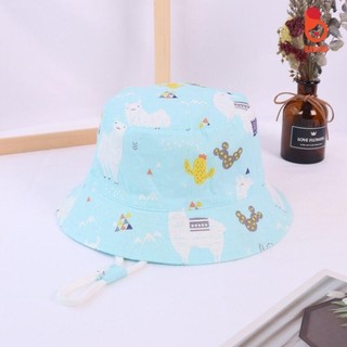 Mũ vành bucket sắc màu họa tiết đáng yêu cho bé từ 2 tới 4 tuổi