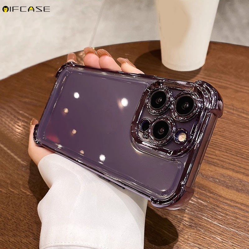 Dành Cho Redmi 13 13C 12 12C 4G 11A 10 Power 10C 9 Prime 9A 9T 9i Vỏ Điện Thoại Bốn Góc Chống Rơi Chống Sốc Với Ống Kính Máy Ảnh Mạ Phim Vỏ Mềm Trong Suốt Ốp Lưng