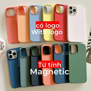 Silicon lỏng từ tính cho iphone 13 / 12 / Promax / pro / mini / Vỏ điện thoại chất lượng cao Bật lên hoạt hình