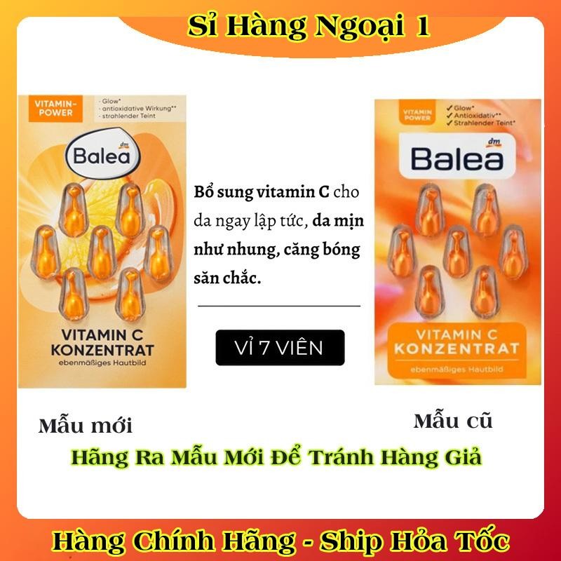 [Hàng nội địa Đức Đủ BILL] Serum Vitamin C Balea Đức sáng da, mờ thâm, chống lão hoá và nếp nhăn