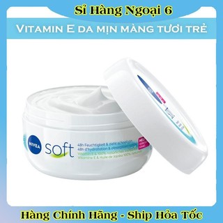 [auth] Kem dưỡng da Nivea Soft 200ml dưỡng ẩm chống nẻ chống khô mốc- Nội địa Đức Đủ Bill [Hot]