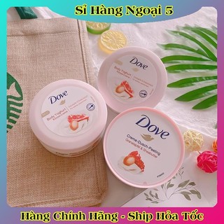 Tẩy tế bào chết, tẩy da chết body và dưỡng thể DOVE và dưỡng thể nội địa Đức, Đủ Bill và Review