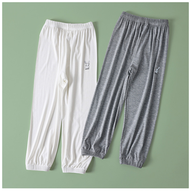 Bé Gái Loại A Ice Silk Bloomers Quần Giữa Lớn Trẻ Em Yoke Quần Chống Muỗi Mùa Hè Thoáng Mát Thoải Mái 100-170 Kích Thước USLU