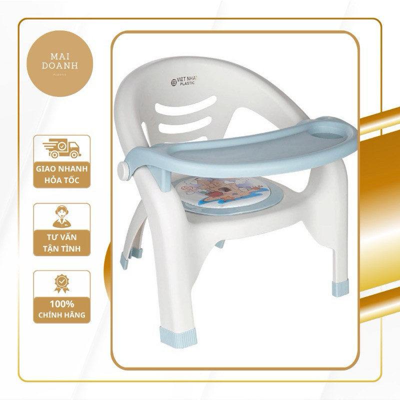 Ghế Ăn Dặm, Ghế bô Việt Nhật Chính Hãng (Shop sẵn 3 màu: Xanh Lá, Xanh Dương, Hồng) 1828