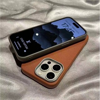 Da Cừu Cho Ốp Lưng Mờ Cho iPhone 16 15 14 13 12 11 Pro Plus Max X XS XR Sạc Không Dây Vỏ Trơn
