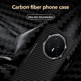 Ốp Nhựa Kết Cấu Sợi Carbon Cho Honor Magic V3 V2 RSR Bảo Vệ Siêu Mỏng Ốp điện thoại Cứng Chống Sốc