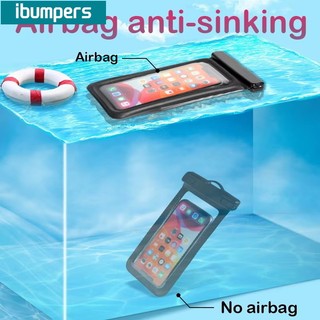 Ibumpers Điện thoại di động Túi chống nước Túi đựng dưới nước