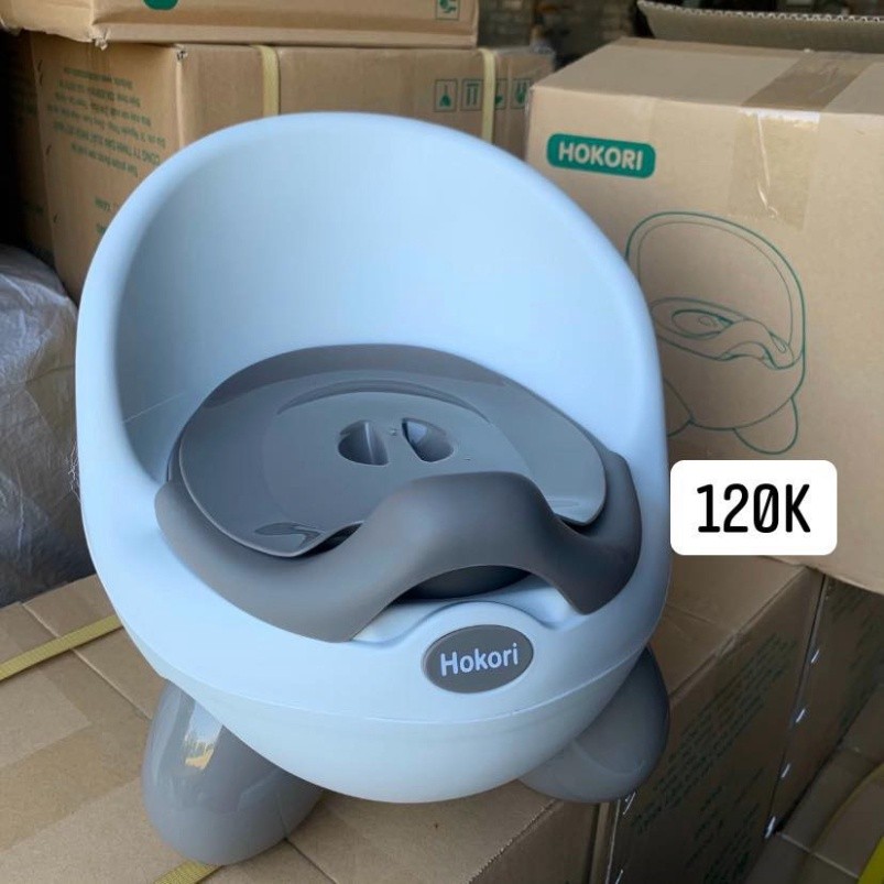 Bô cho bé đi vệ sinh hình thú đáng yêu AMIZIN Bô nhựa vệ sinh có nắp cho bé Babee
