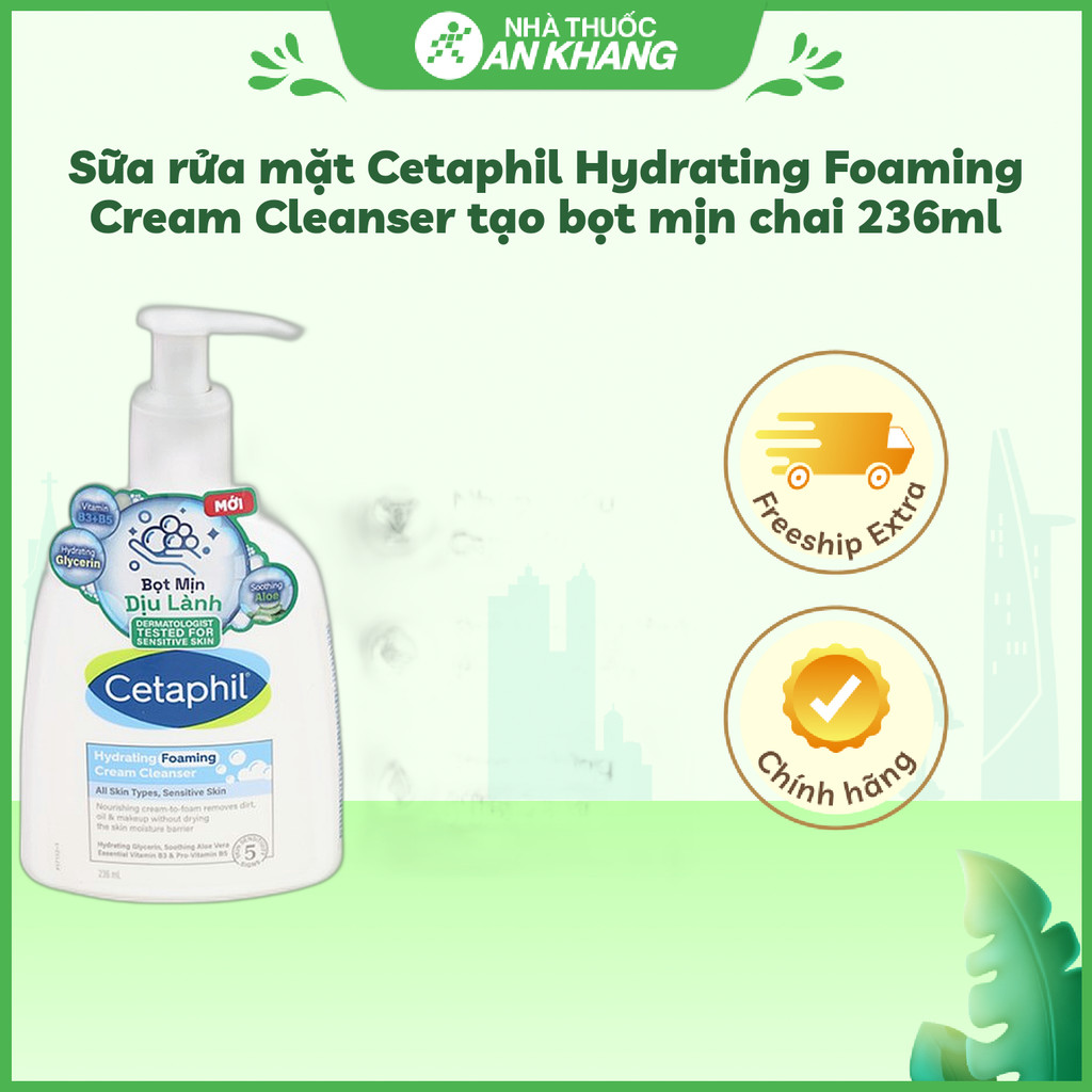 Sữa Rửa Mặt Cetaphil Hydrating Cream Cleanser 236ml