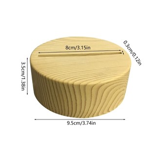 Đế đèn LED Calico cho đế trưng bày nghệ thuật bằng nhựa thủy tinh pha lê 3D Trang trí nhà cửa
