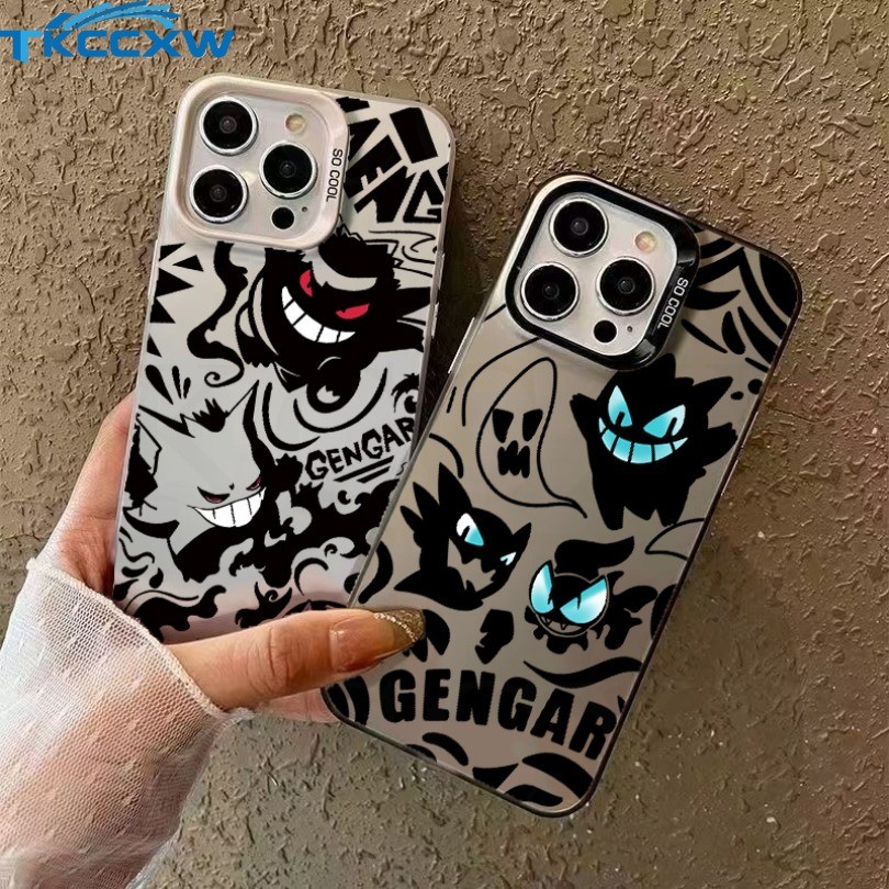 Xu Hướng Anime Pokemon Gengar Mờ Ốp lưng OPPO A57 A77 A77S F5 F7 F9 F11 Pro F1S Find X7 X6 X5 Pro X7 Ultra Ốp Lưng Chống Sốc Cao Cấp