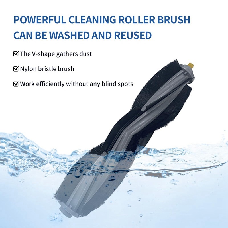 Phụ Kiện Thay Thế Phụ Kiện Cho Yeedi Cube & CC Robot Hút Chân Không Phần Lau Miếng Lót Lọc Bàn Chải Chính Cạnh Bàn Chải Túi Bụi