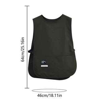 Tạp dề tay JKDESIGN, Tạp dề chống vết bẩn kiểu áo Vest Nylon thoáng khí, Đồng phục nhà cà phê đa năng chống bẩn chống thấm nước đơn giản của đầu bếp và máy chủ