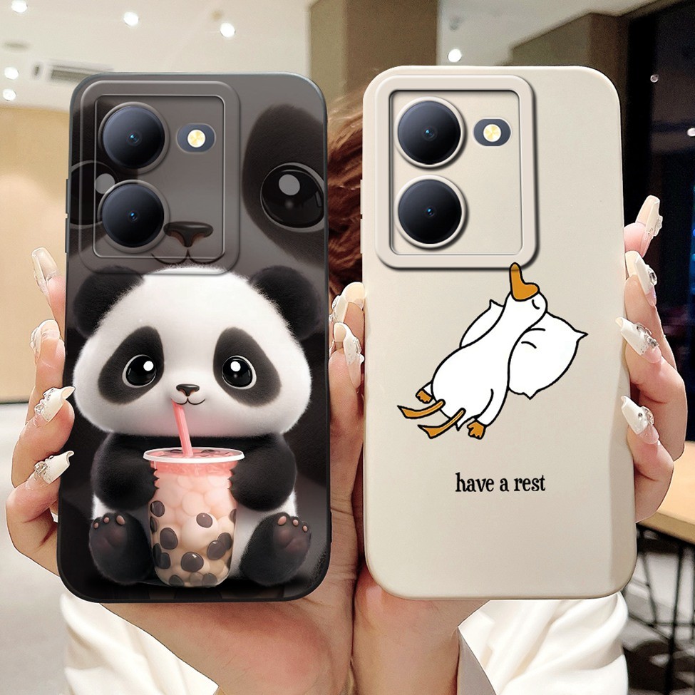 5g Cho Vivo Y27 V2302 Y36 V2248 Y78 V2278A Ốp Lưng Gấu Trúc Dễ Thương Thời Trang Thẩm Mỹ Ốp lưng Vivo