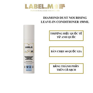 Dầu Xả Khô Kim Cương Cấp Ẩm và Bảo Vệ Tóc Label.M DIAMOND DUST CONDITIONER 150ml