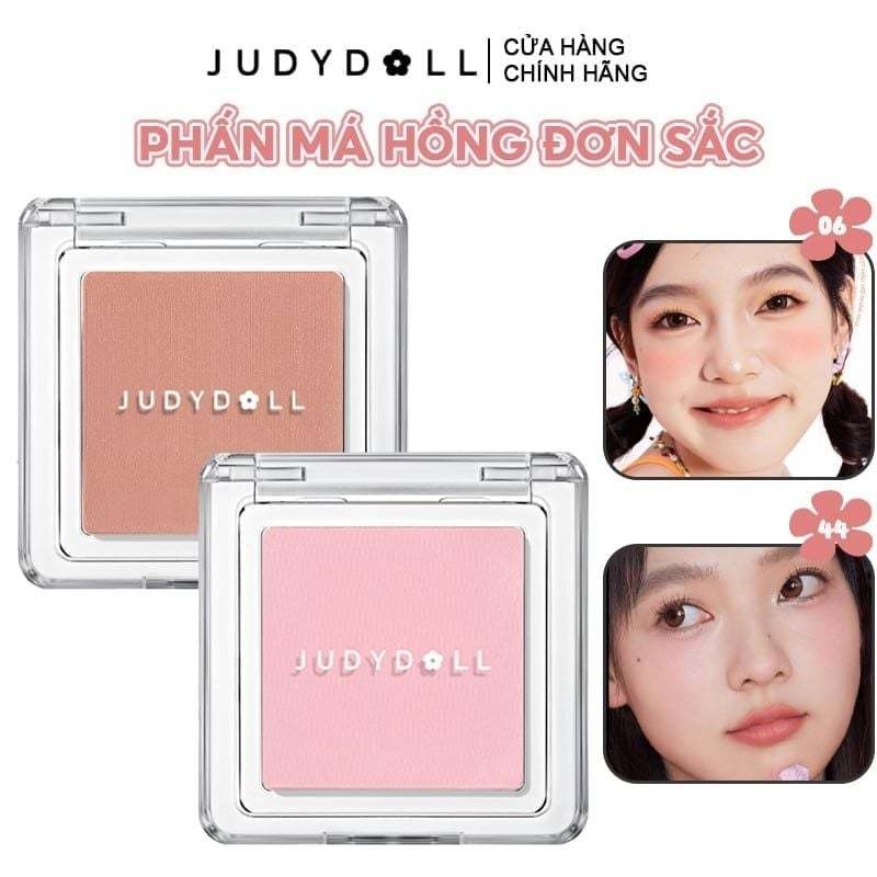 Phấn Má Hồng Đơn Sắc Lên Màu Chuẩn Judydoll Blush Powder 2.2g
