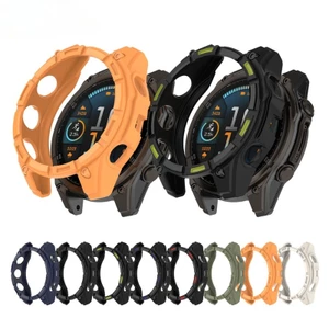 Garmin Fenix8 Silicon Sang Trọng TPU Mềm Chống Sốc Đồng Hồ Dành Cho Garmin Fenix 8 43mm 47mm 51mm Chống Vân Tay Chống Trầy Xước Đồng Hồ Thông Minh Vỏ Khung Bảo Vệ Cản