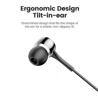 Tai nghe có dây Elough 3,5mm Tai nghe nhét tai điều khiển trực tuyến cho điện thoại di động
