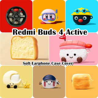 [imamura] Dành Cho Redmi Buds 4 Vỏ Hoạt Hình Silicon Mềm Chống Rơi Anime Vỏ Tai Nghe Hoạt Hình