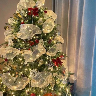Giáng Sinh Ruy Băng Nơ Xmas Cây Treo Trang Trí Vòng Hoa Trang Trí Đồ Dùng Dự Tiệc DIY