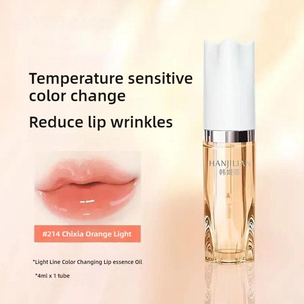 Cảm Giác Ấm Áp Đổi Màu Son Môi Chống Khô Nứt Mặt nạ Son Dưỡng Môi Hydrating Lip Lines E5O9