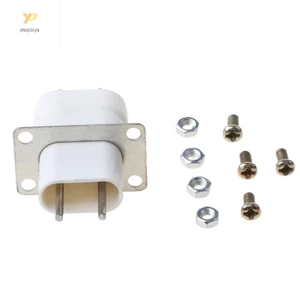 Ppy Home Lò vi sóng điện tử Lò vi sóng Magnetron Dây tóc 4 chân Bộ chuyển đổi ổ cắm màu trắng